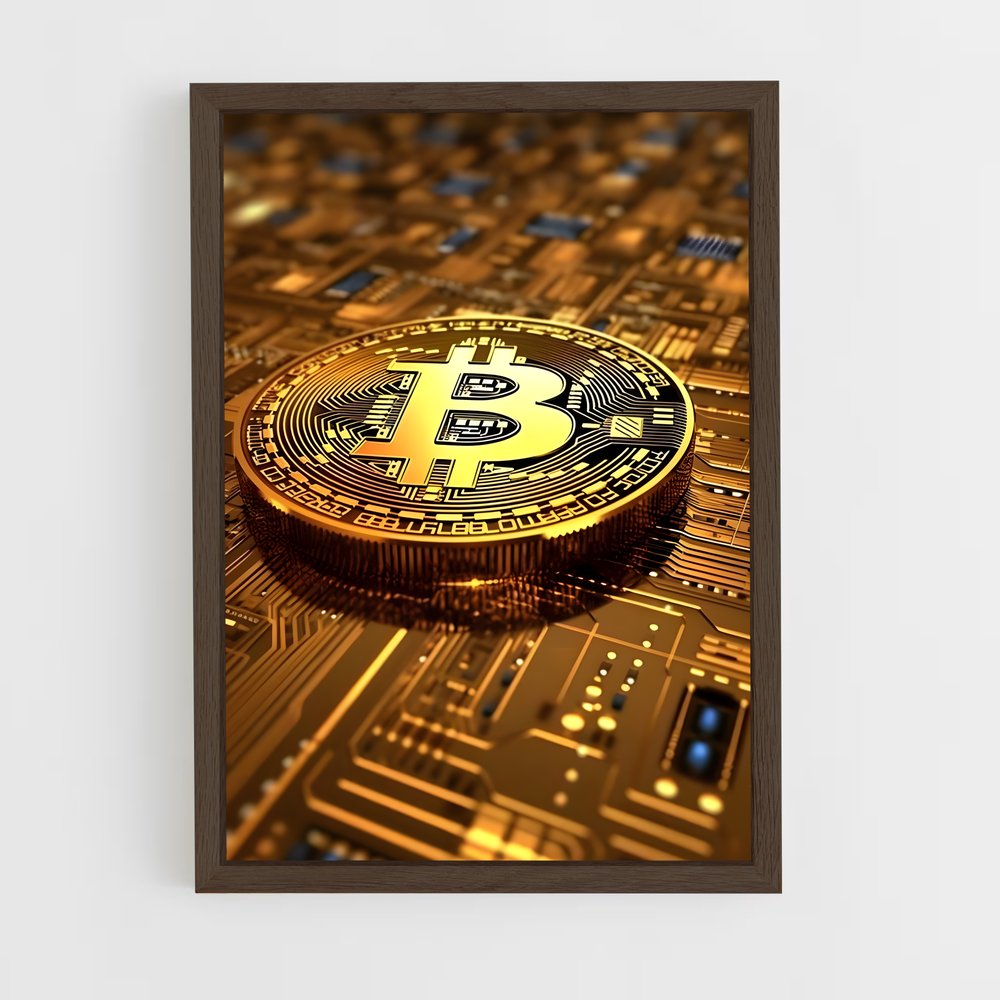 ap-bitcoin-6 cadre Bois foncé