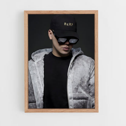 ap-bizarrap-3 cadre Bois clair