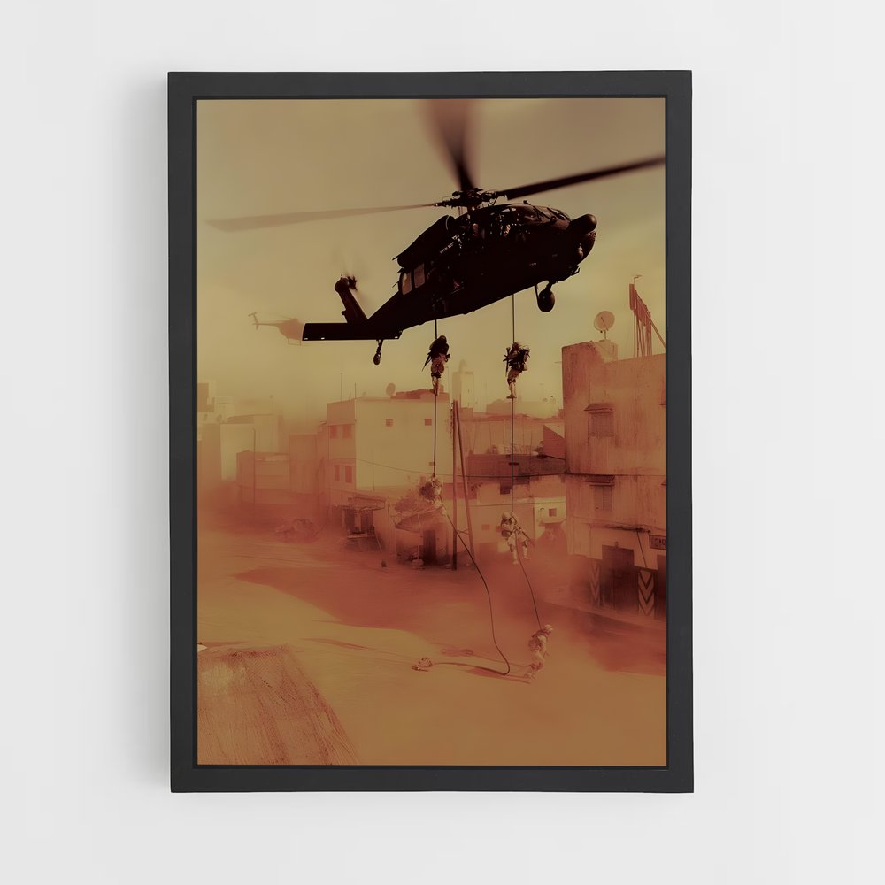 ap-black hawk uh-60-2 cadre Noir