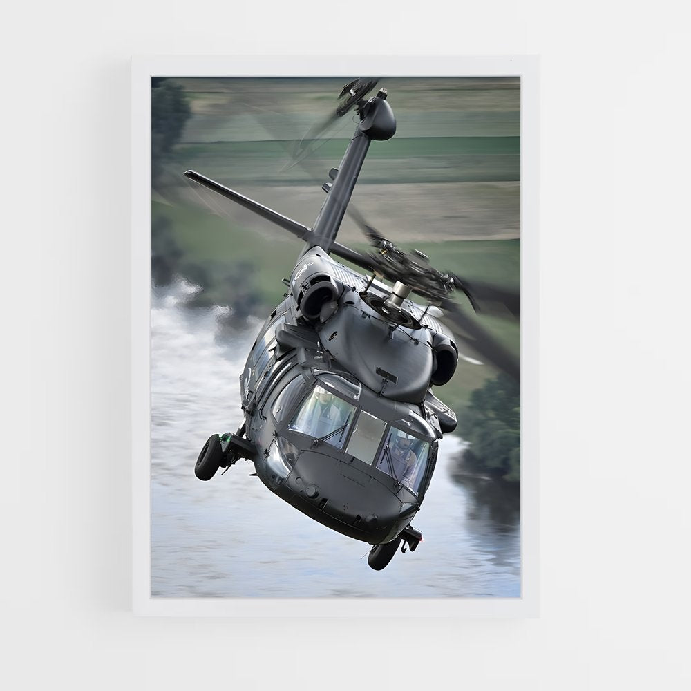 ap-black hawk uh-60-3 cadre Blanc