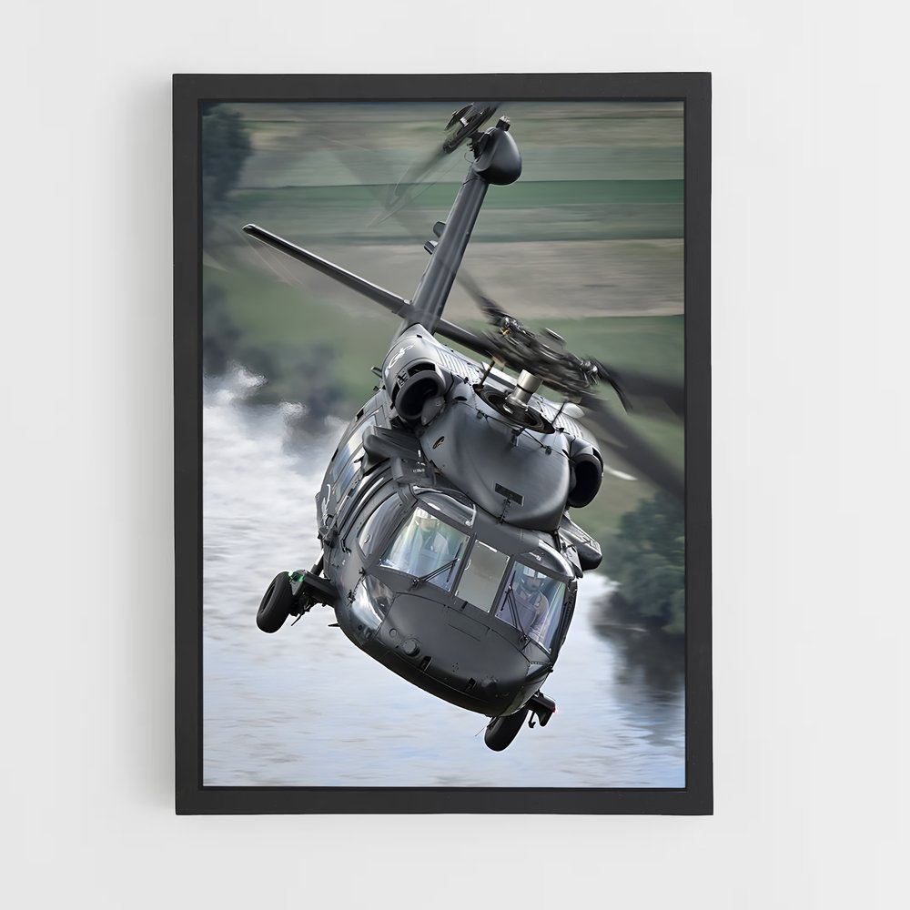 ap-black hawk uh-60-3 cadre Noir