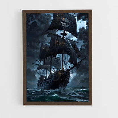 ap-black pearl-3 cadre Bois foncé