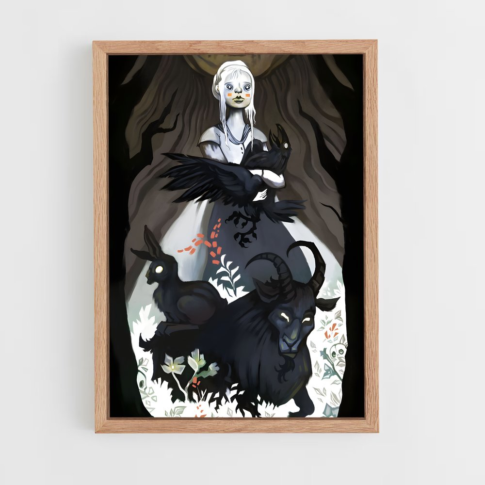 ap-black phillip-6 cadre Bois clair