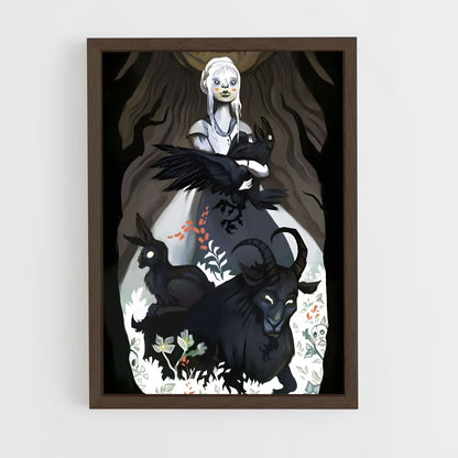 ap-black phillip-6 cadre Bois foncé