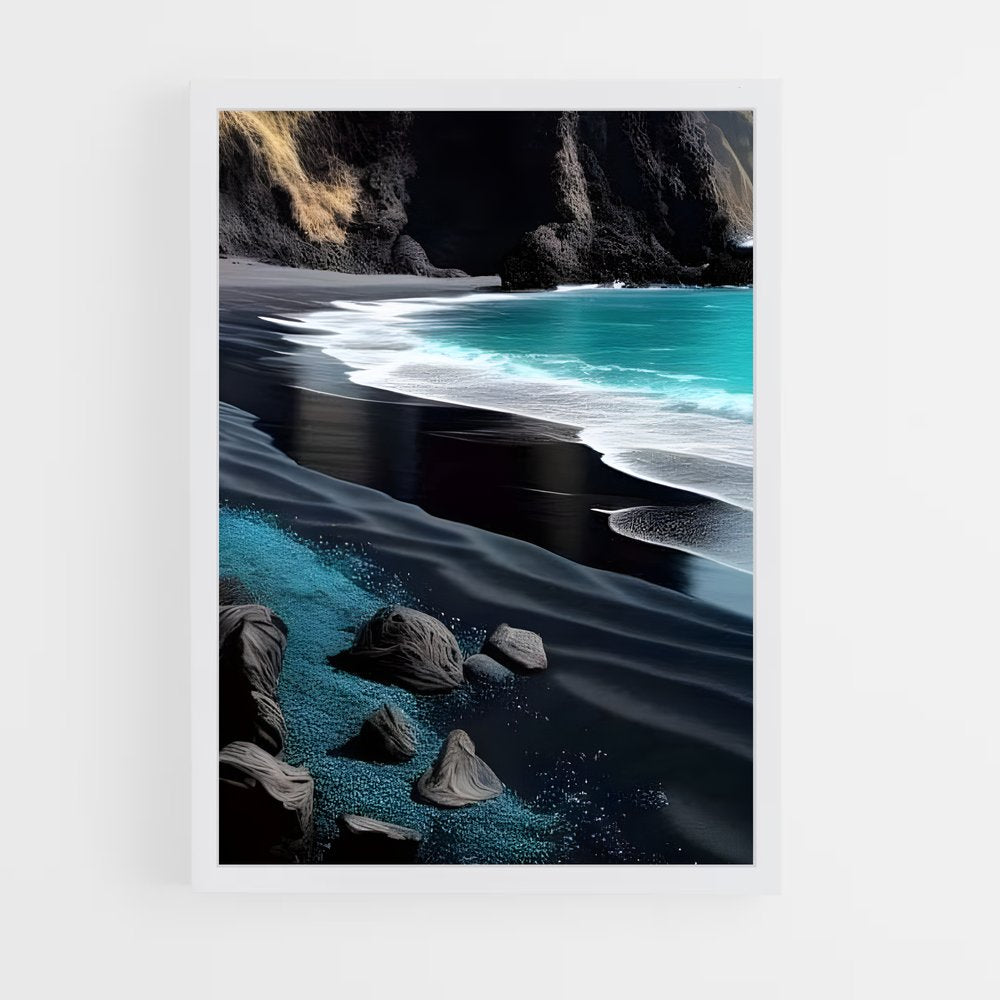 ap-black sand beach-4 cadre Blanc