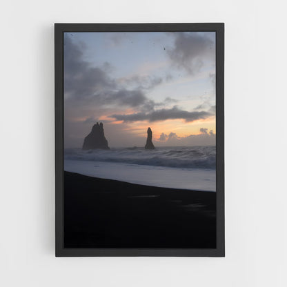 ap-black sand beach-7 cadre Noir