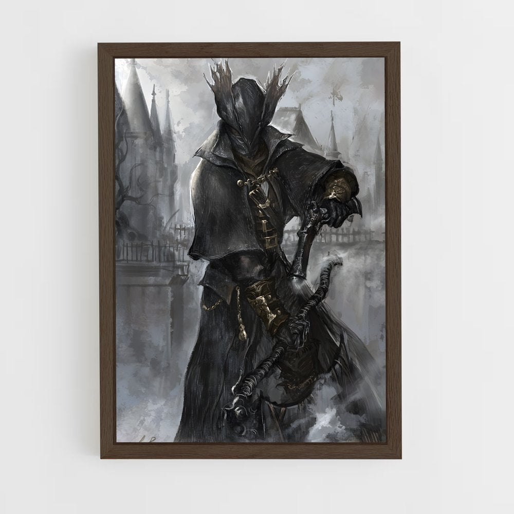 ap-bloodborne-1 cadre Bois foncé