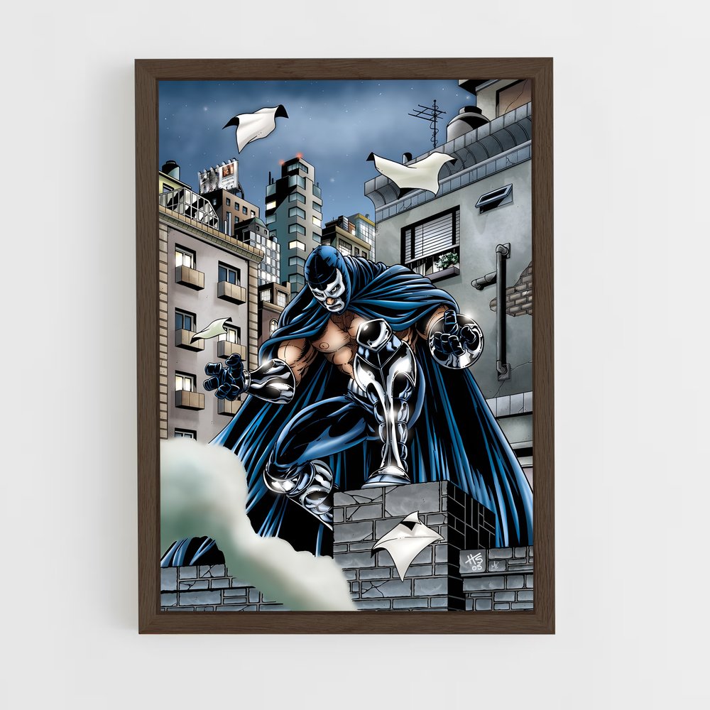 ap-blue demon-2 cadre Bois foncé