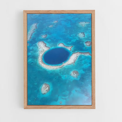 ap-blue hole belize-4 cadre Bois clair