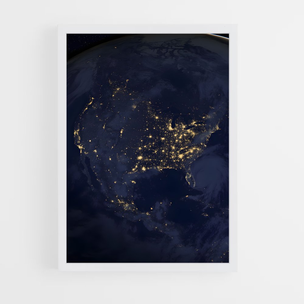 ap-blue marble-3 cadre Blanc