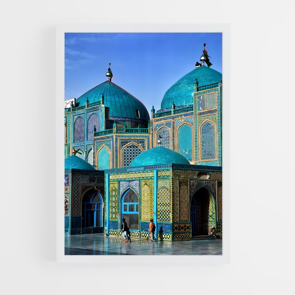 ap-blue mosque-1 cadre Blanc