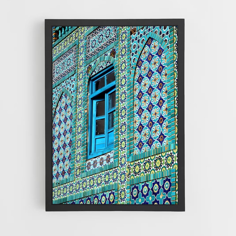 ap-blue mosque-2 cadre Noir