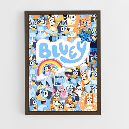 ap-bluey-4 cadre Bois foncé