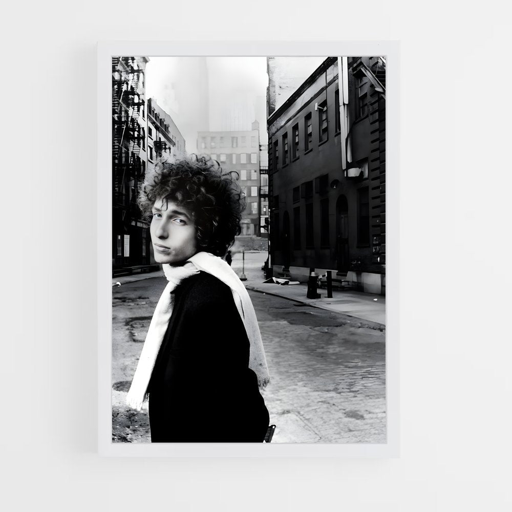 ap-bob dylan-4 cadre Blanc