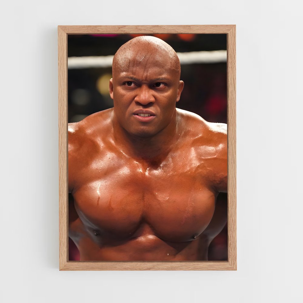ap-bobby lashley-1 cadre Bois clair