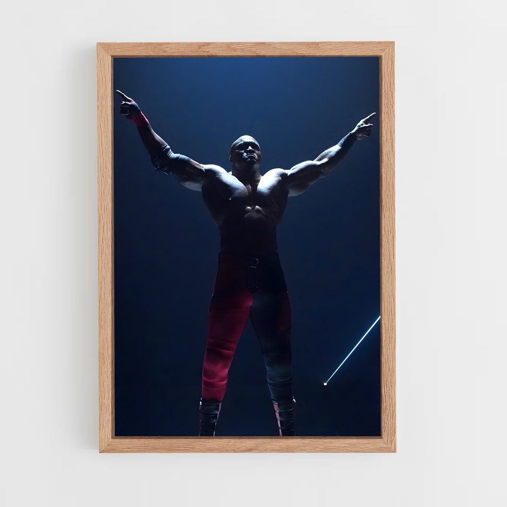 ap-bobby lashley-3 cadre Bois clair