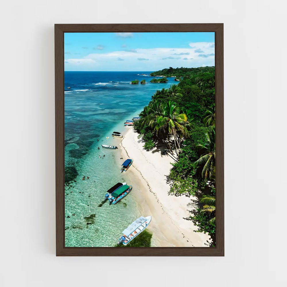 ap-bocas del toro-2 cadre Bois foncé