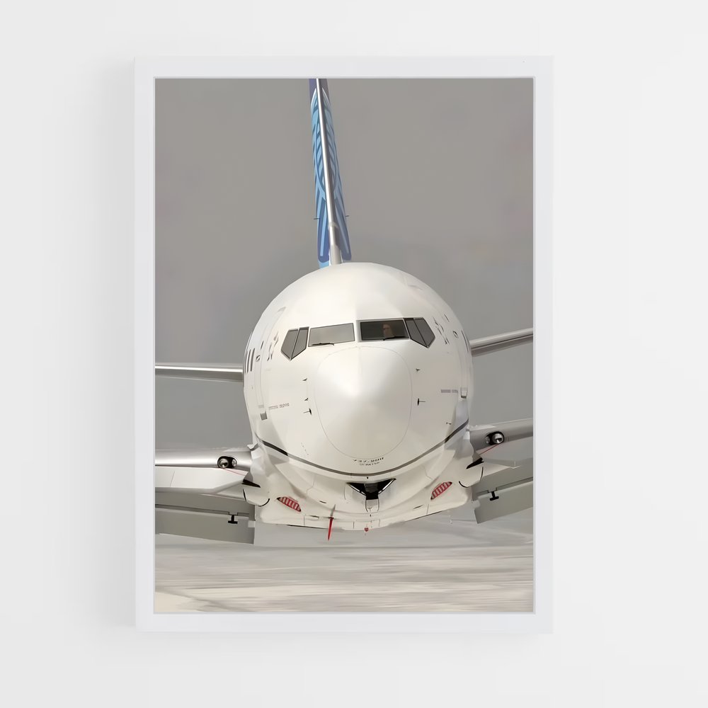 ap-boeing 737-1 cadre Blanc
