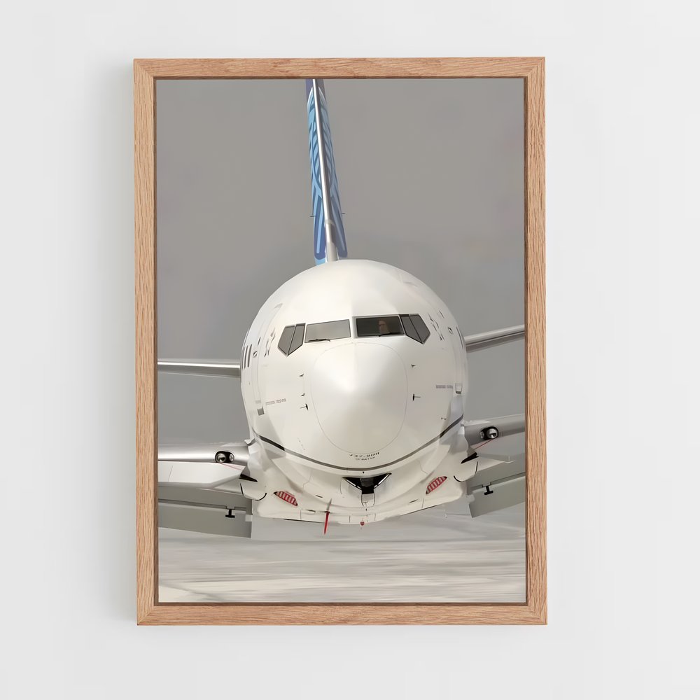 ap-boeing 737-1 cadre Bois clair