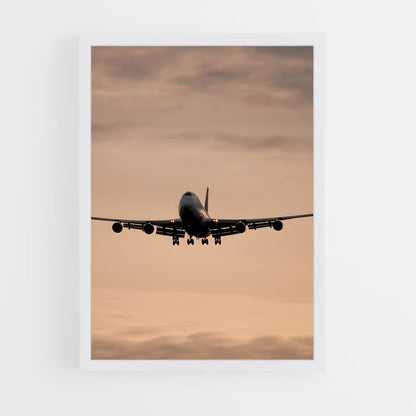 ap-boeing 747-2 cadre Blanc
