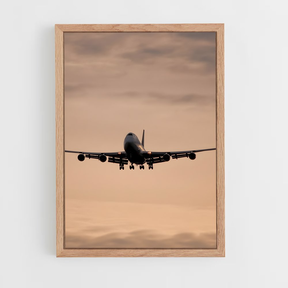 ap-boeing 747-2 cadre Bois clair