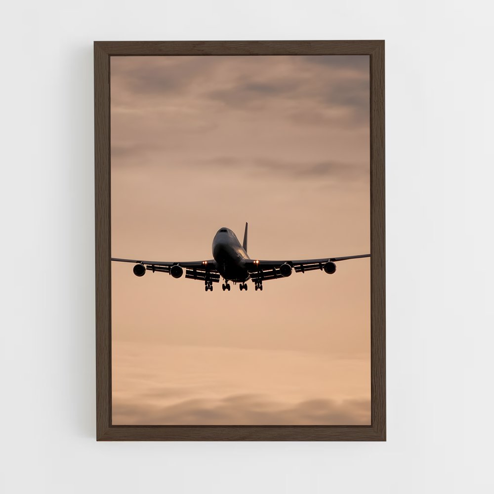 ap-boeing 747-2 cadre Bois foncé