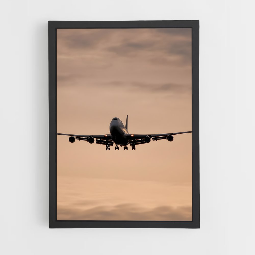 ap-boeing 747-2 cadre Noir