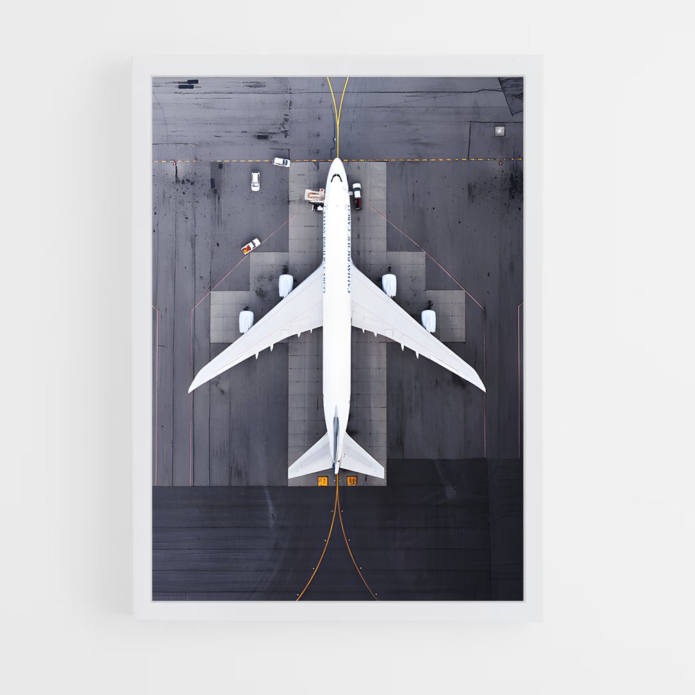 ap-boeing 747-3 cadre Blanc