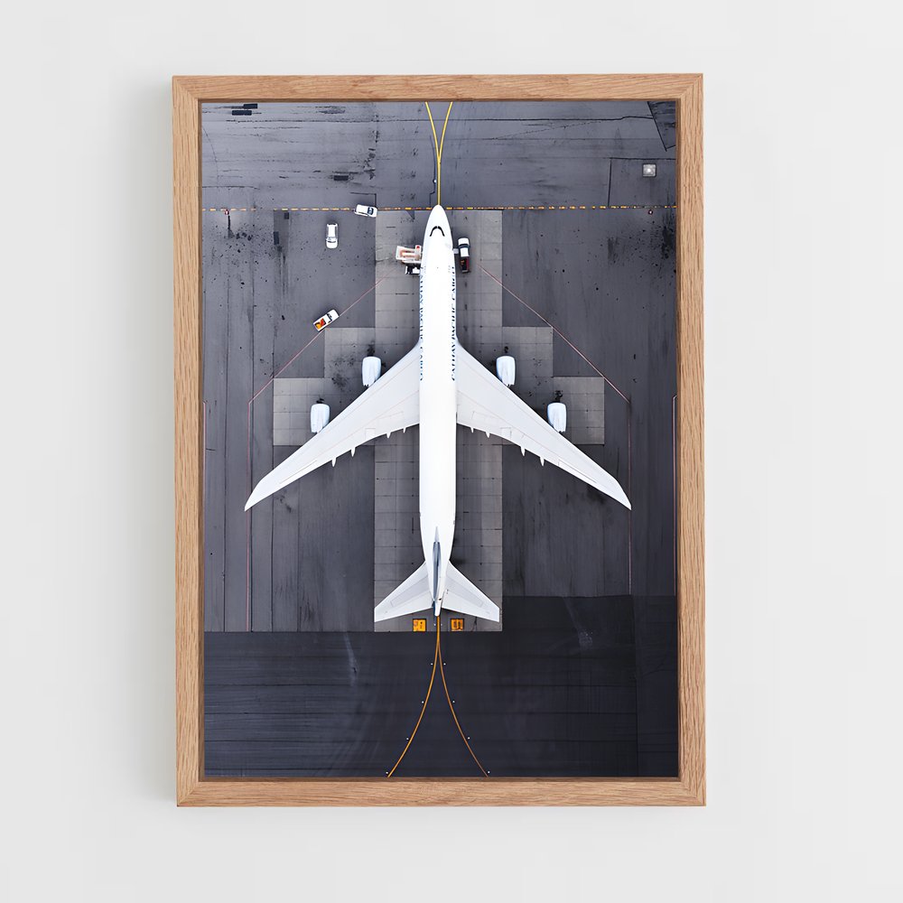 ap-boeing 747-3 cadre Bois clair