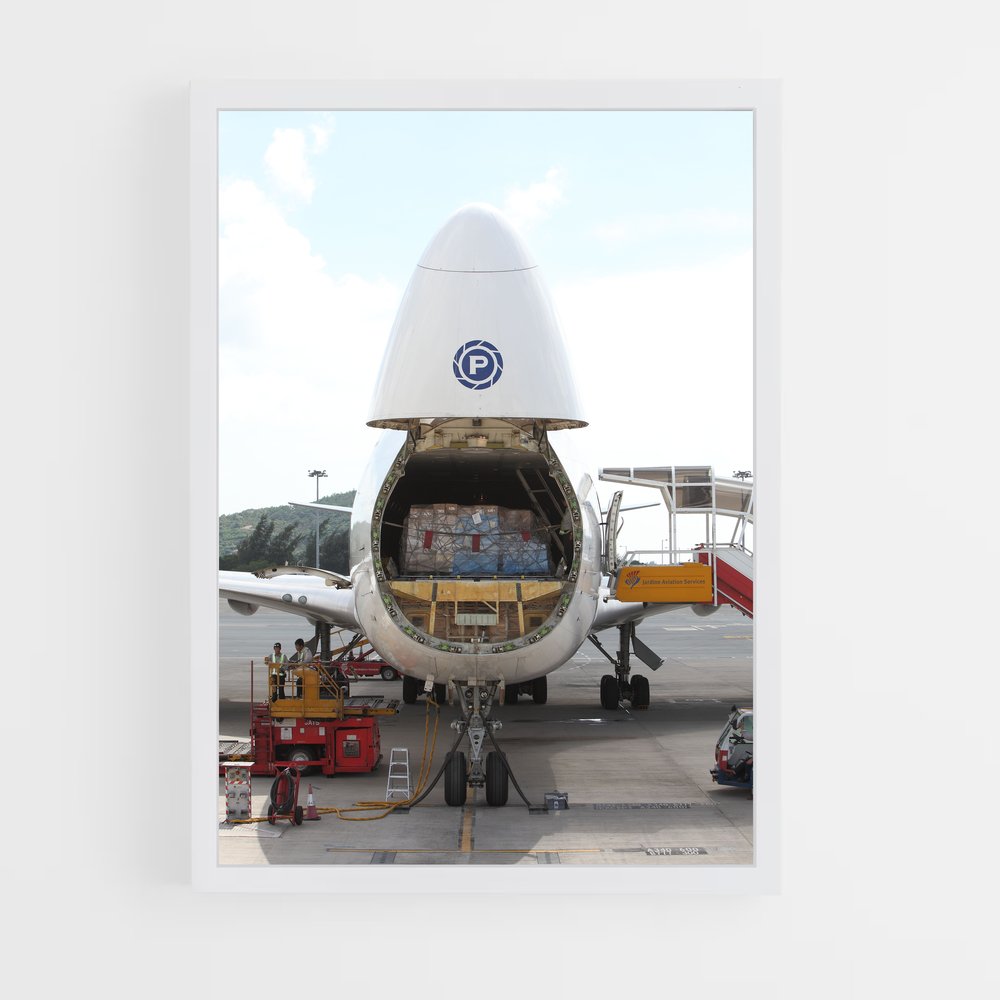 ap-boeing 747 freighter-1 cadre Blanc