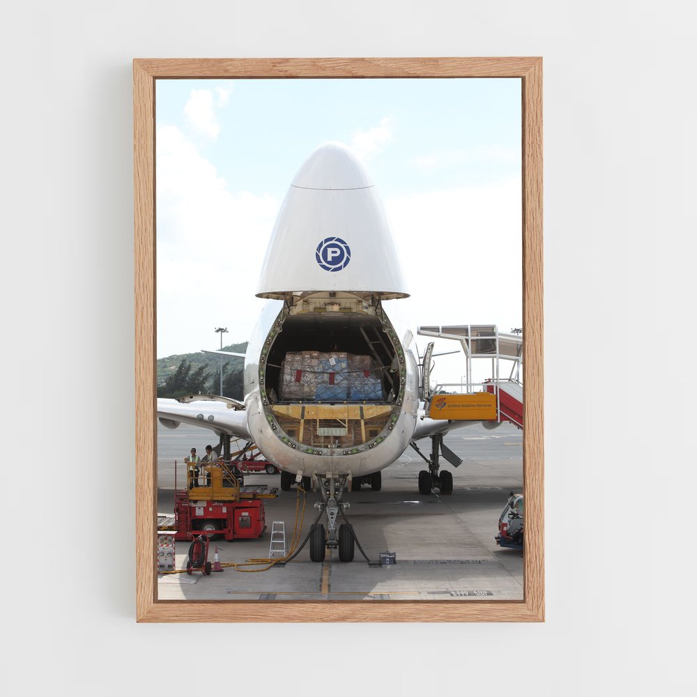 ap-boeing 747 freighter-1 cadre Bois clair