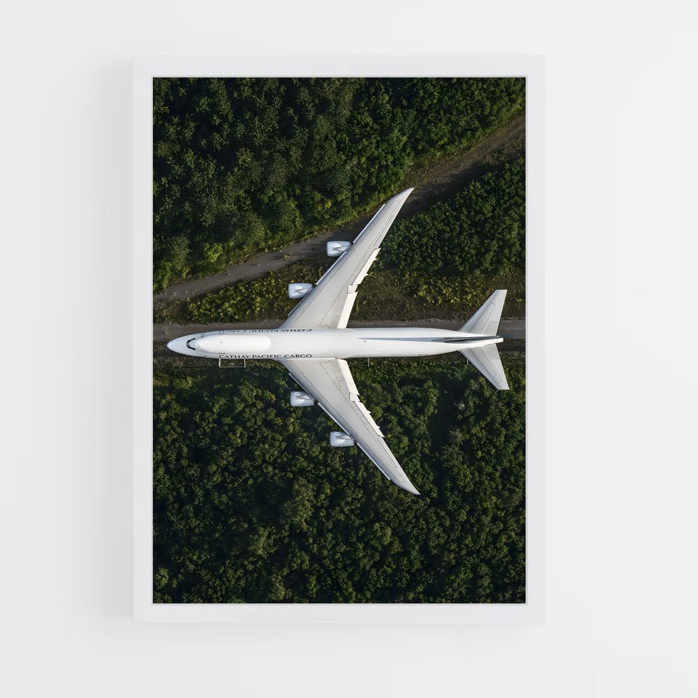 ap-boeing 747 freighter-5 cadre Blanc