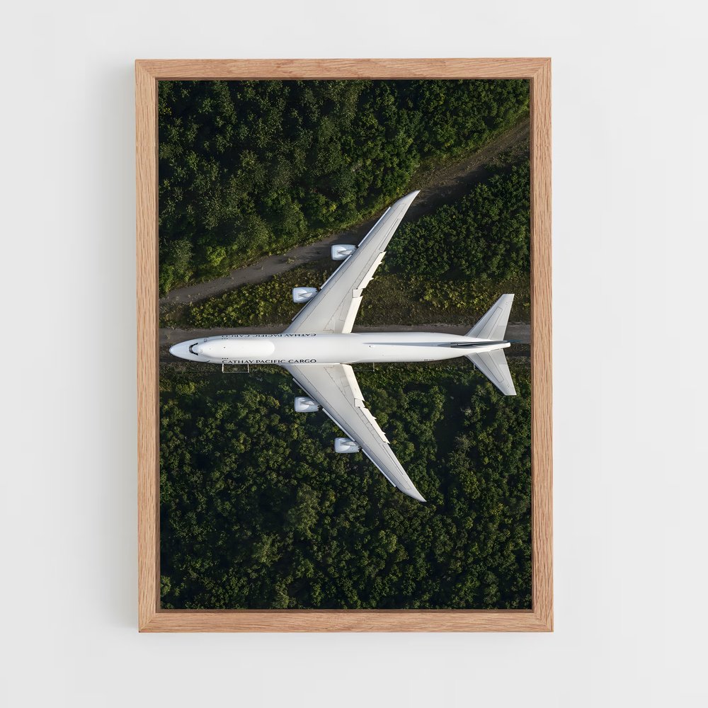 ap-boeing 747 freighter-5 cadre Bois clair