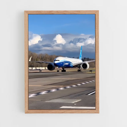 ap-boeing 777-2 cadre Bois clair