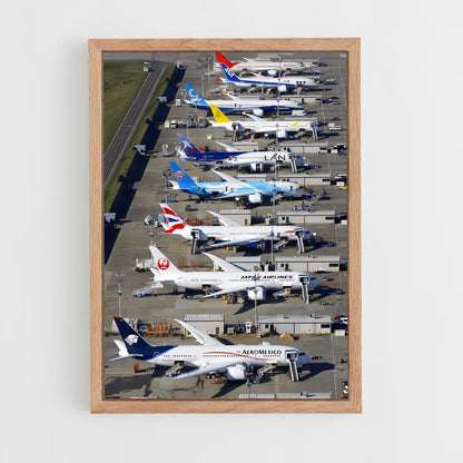 ap-boeing 787 dreamliner-5 cadre Bois clair