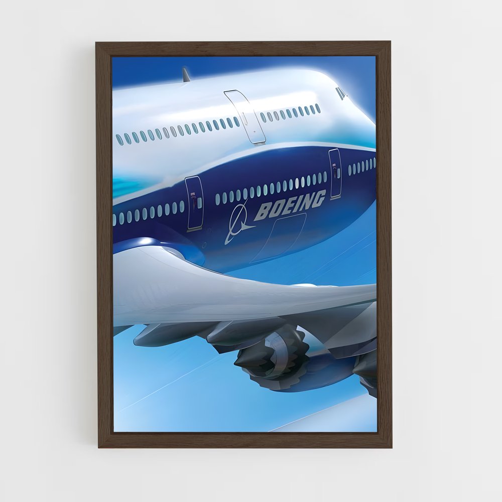 ap-boeing 787 dreamliner-6 cadre Bois foncé