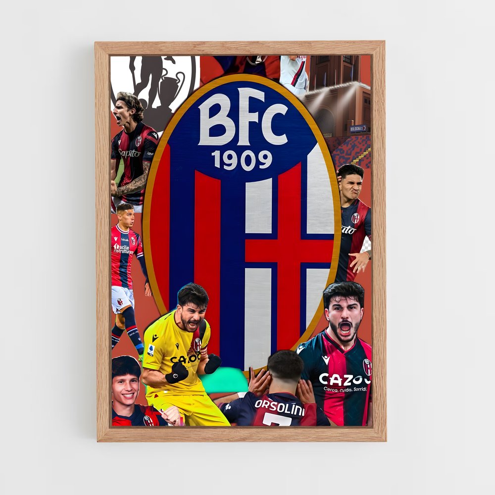 ap-bologna fc-2 cadre Bois clair