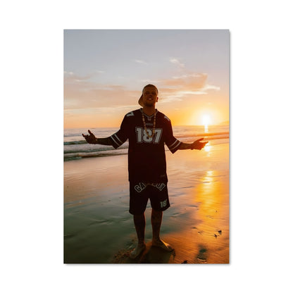 Poster Coucher de Soleil sur la Plage