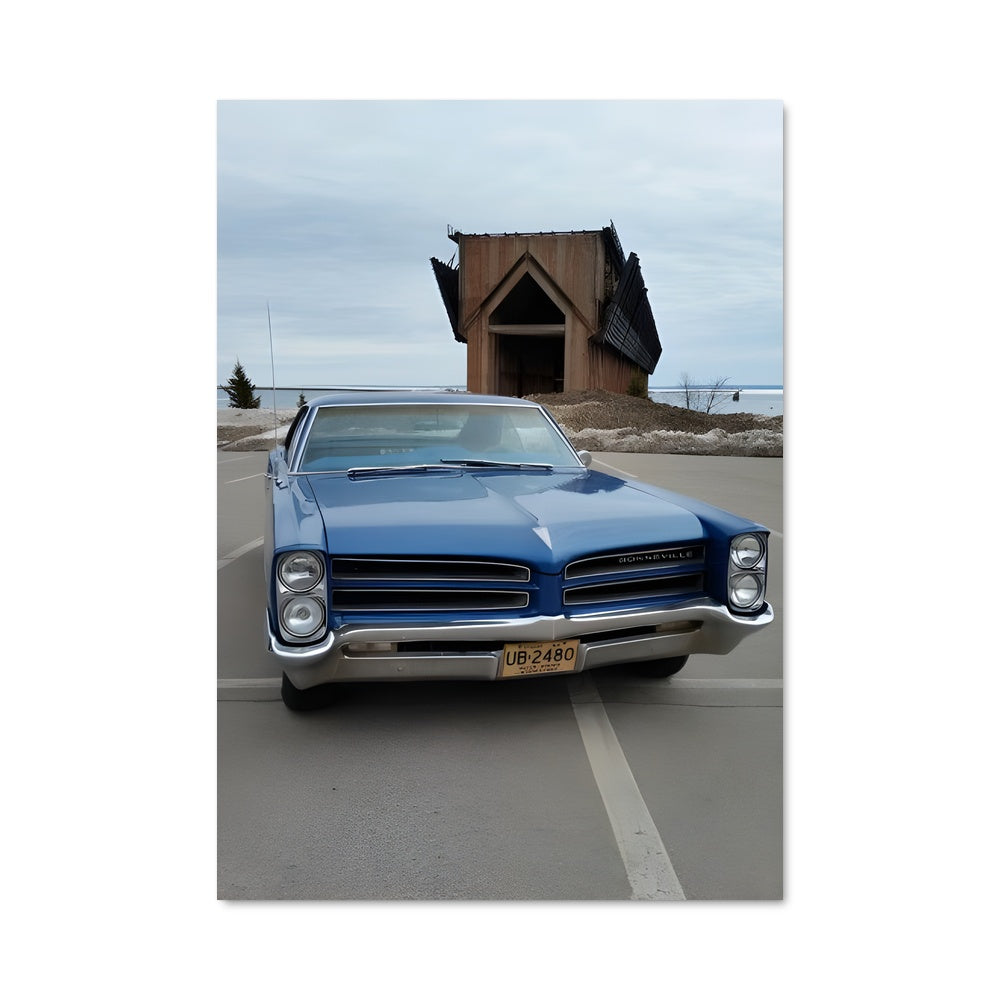 Poster Bonneville Blue