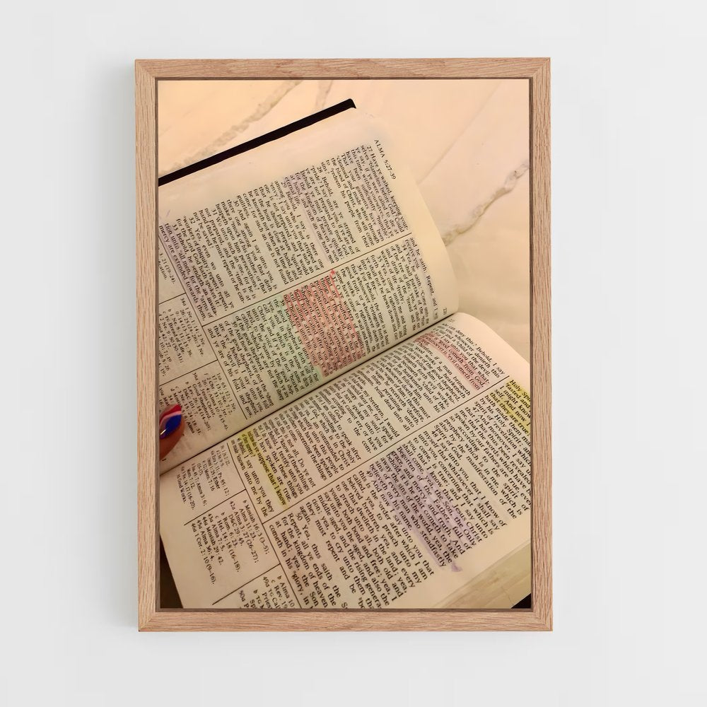 ap-book of mormon-4 cadre Bois clair