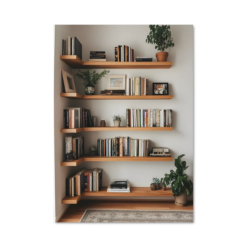 Poster Bibliothèque Enchantée