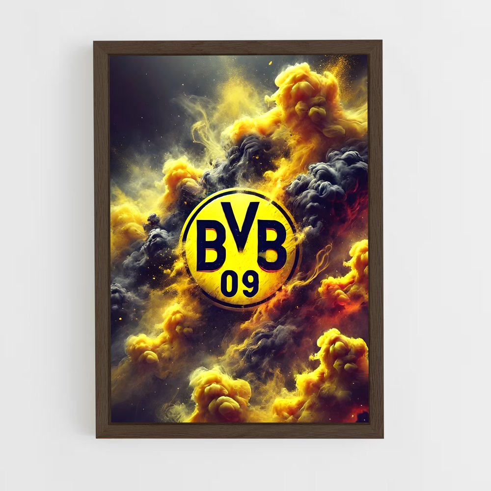 ap-borussia dortmund-11 cadre Bois foncé