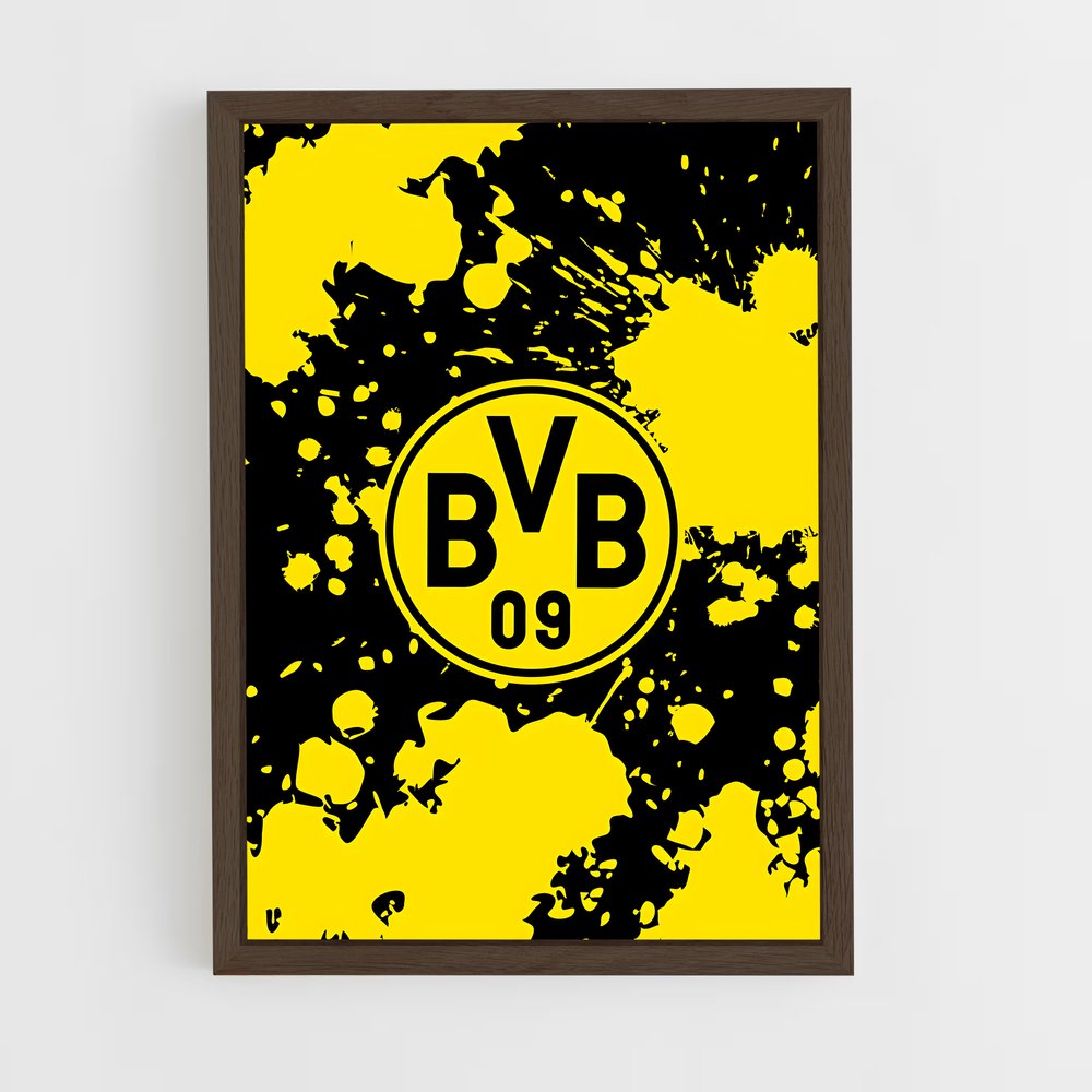 ap-borussia dortmund-14 cadre Bois foncé