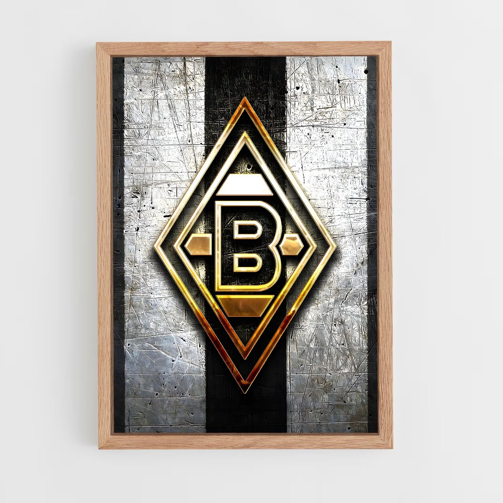 ap-borussia monchengladbach-3 cadre Bois clair