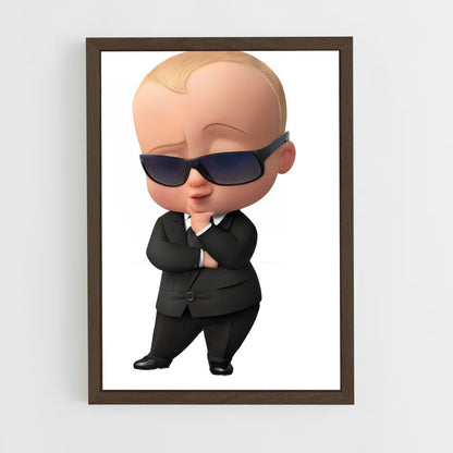 ap-boss baby-2 cadre Bois foncé