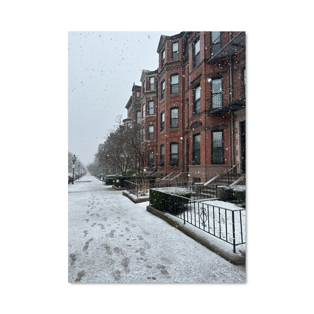 Poster Hiver à Boston