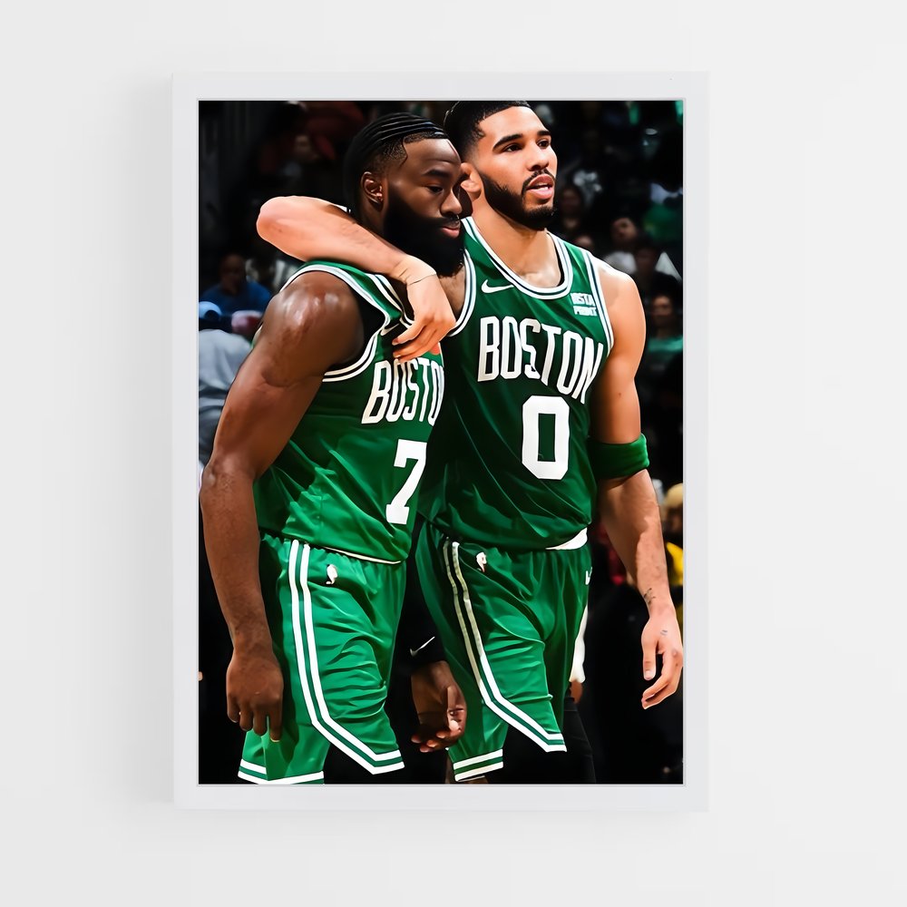 ap-boston celtics-8 cadre Blanc