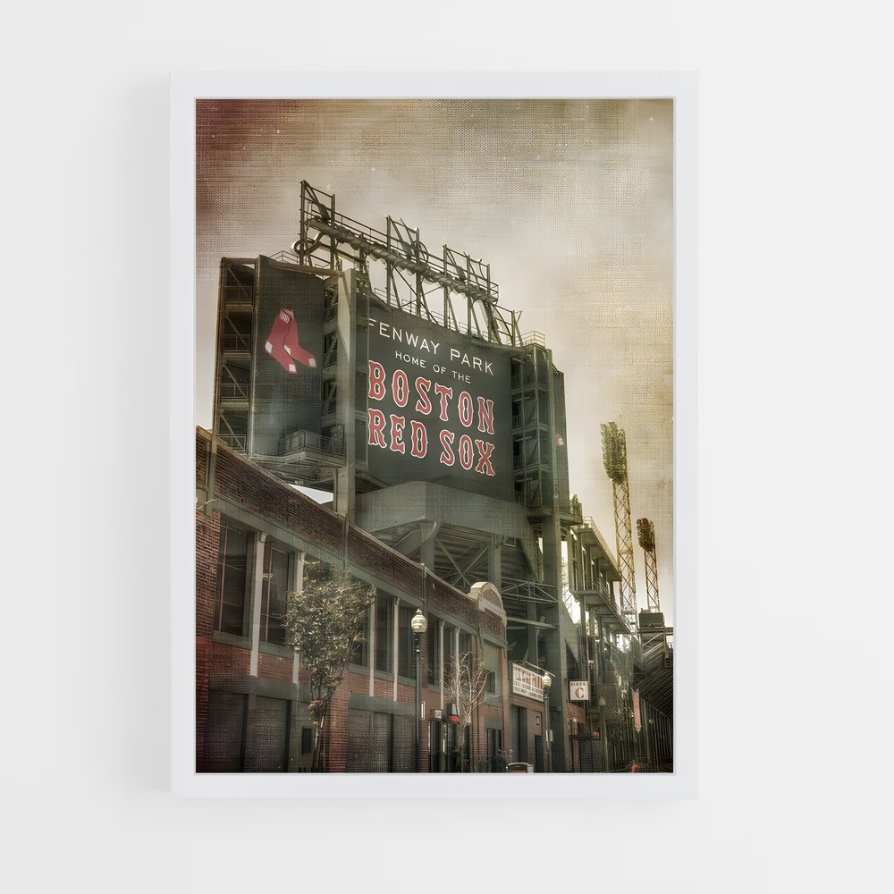 ap-boston red sox-2 cadre Blanc