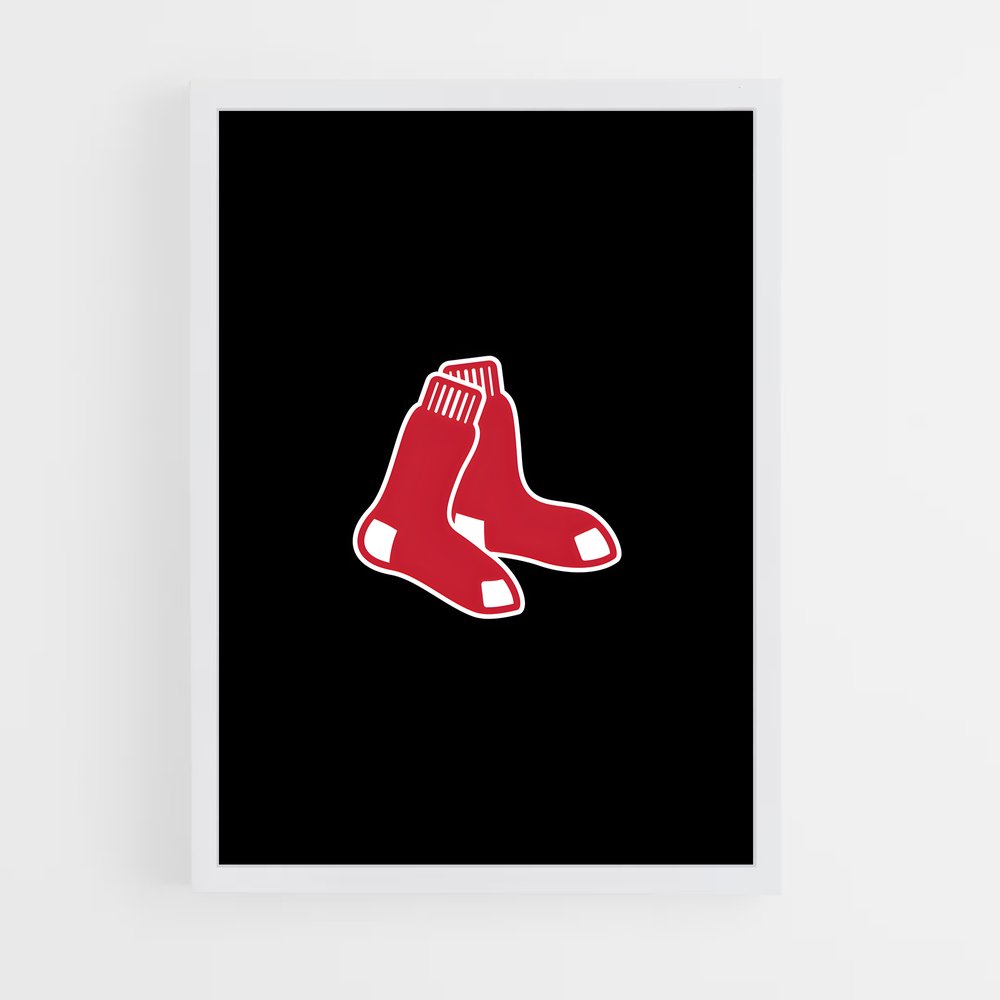ap-boston red sox-5 cadre Blanc