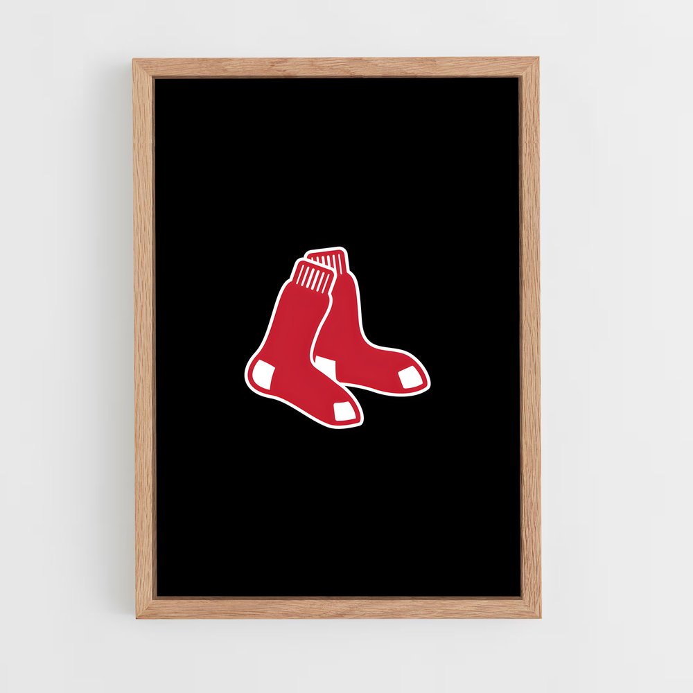 ap-boston red sox-5 cadre Bois clair
